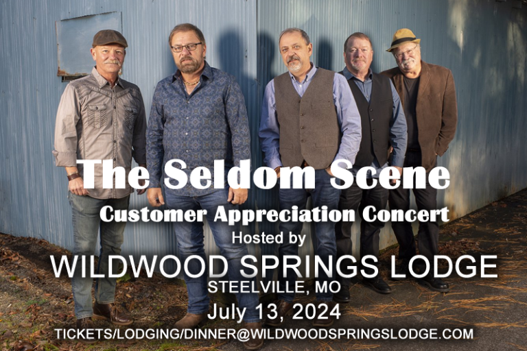 The Seldom Scene, Appearing at Wildwood Springs Lodge Customer Appreciation Concert, July 13, 2024.