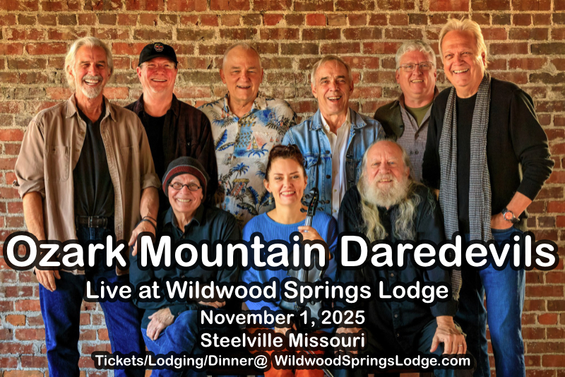 Ozark Mountain Daredevils at Wildwood Springs Lodge, Steelville MO, November 1, 2025