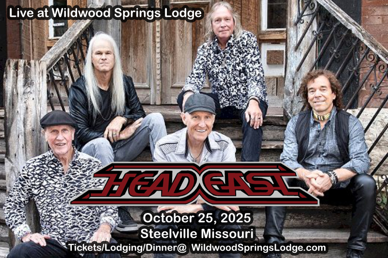 Head East, Live at Wildwood Springs Lodge, Steelville, Mo. Oct. 25, 2025