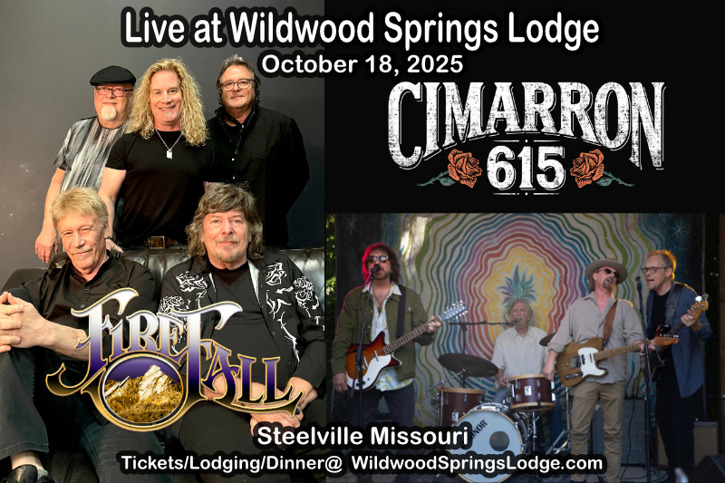 Cimarron 615 and Firefall, Live at Wildwood Springs Lodge, Steelville, Mo. Oct. 18, 2025